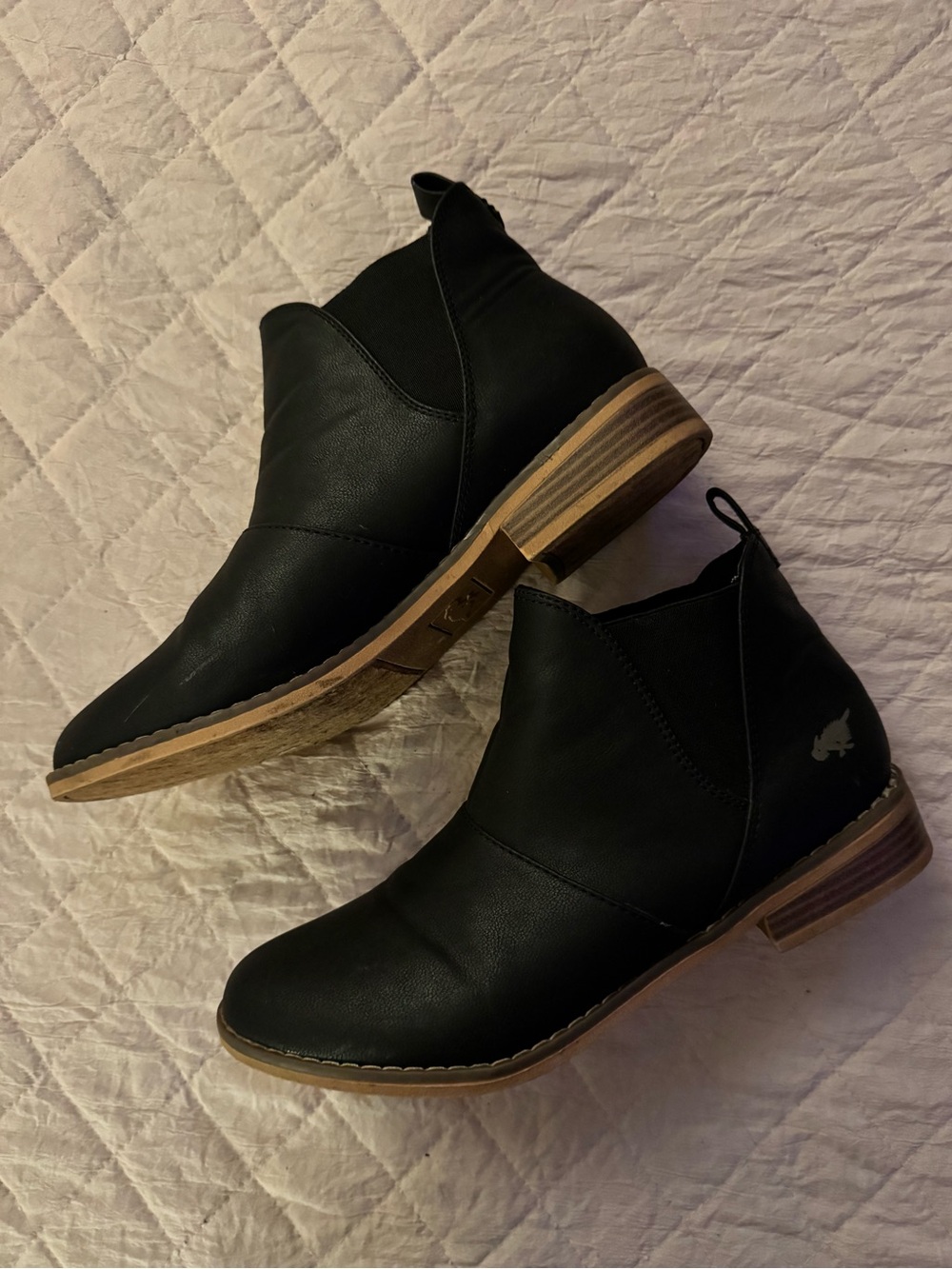 Rocketdog Womens leather slip on boots